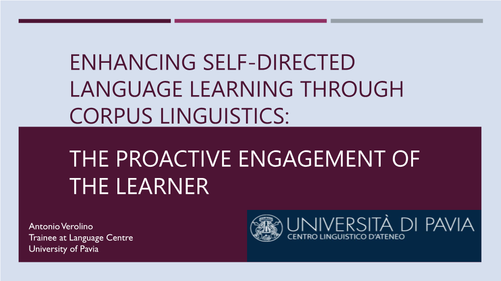 Enhancing Self-Directed Learning – Verolino