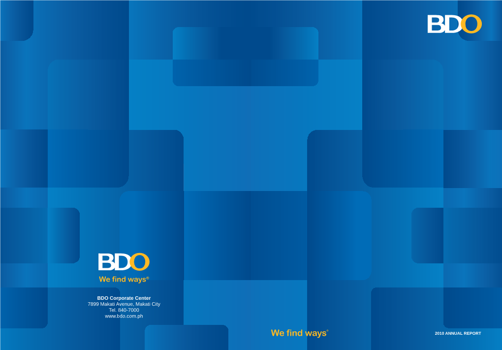 2010 BDO Annual Report