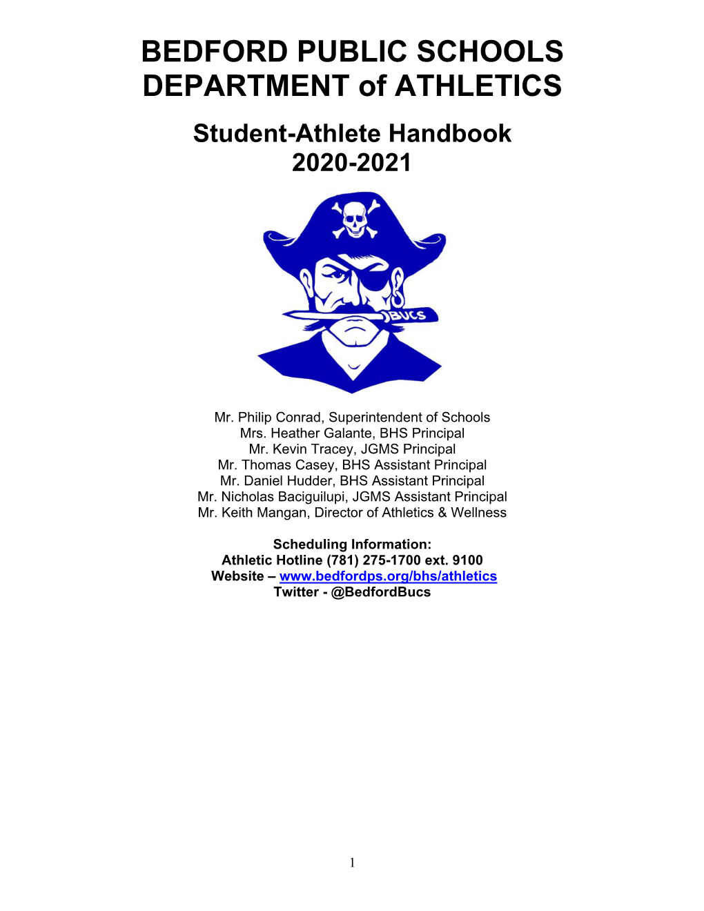 Athletics Handbook