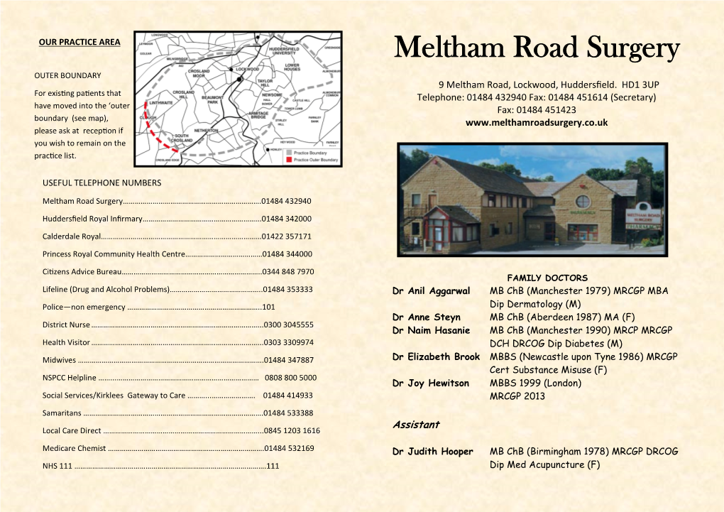 Meltham Road Surgery