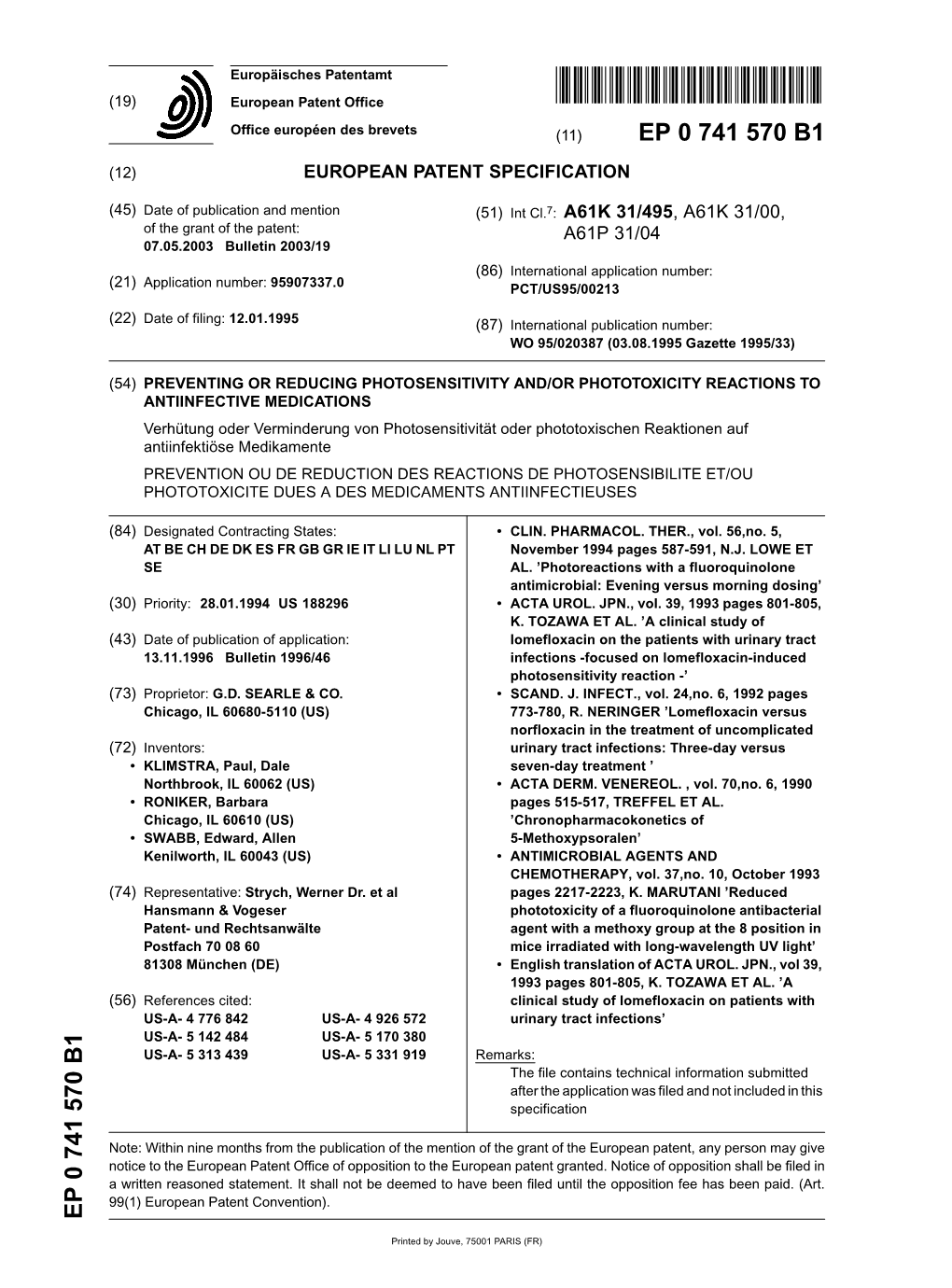 Preventing Or Reducing Photosensitivity And/Or