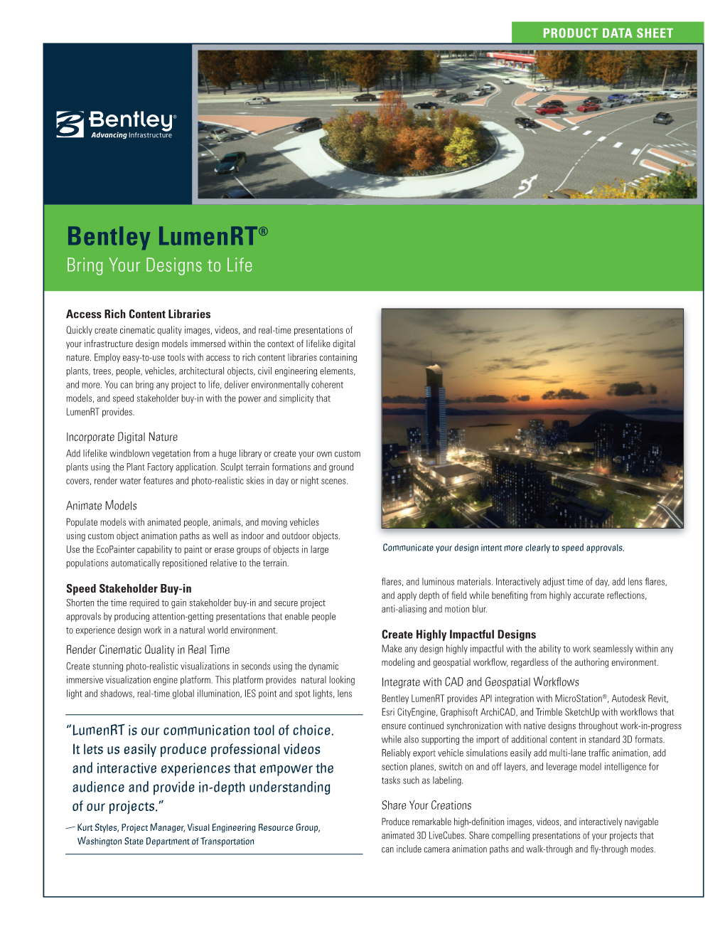 Bentley Lumenrt® Bring Your Designs to Life