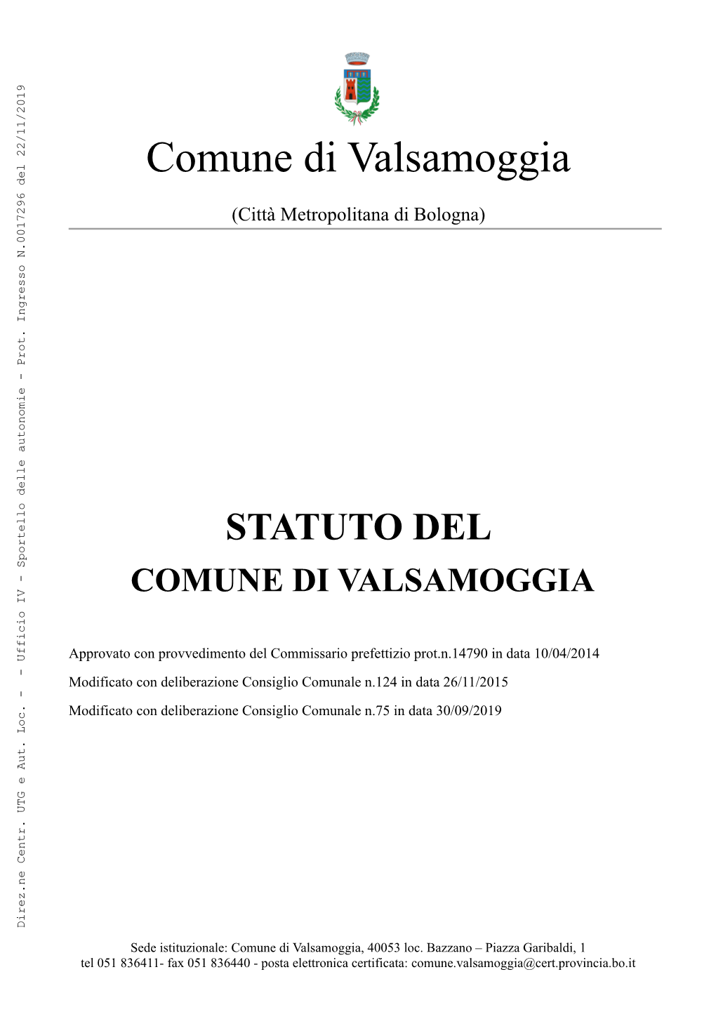 Comune Di Valsamoggia