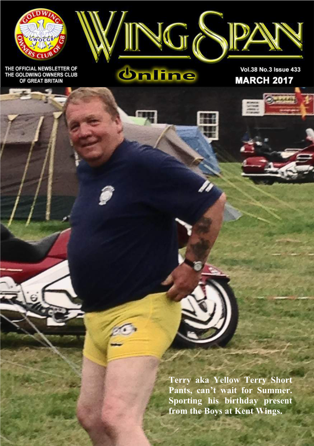 Terry Aka Yellow Terry Short Pants, Can't Wait for Summer. Sporting His
