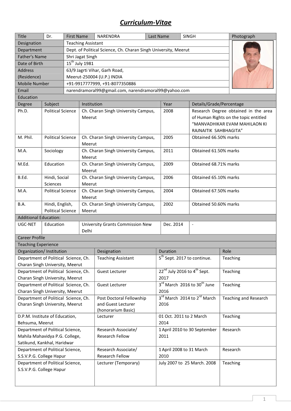 Curriculum-Vitae