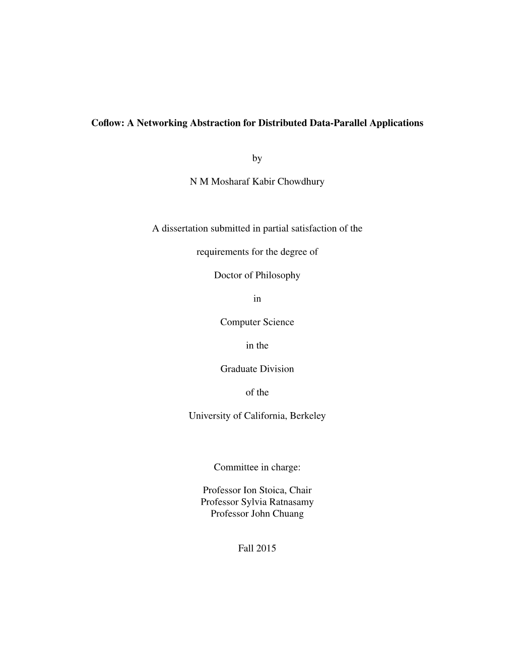 A Networking Abstraction for Distributed Data-Parallel Applications