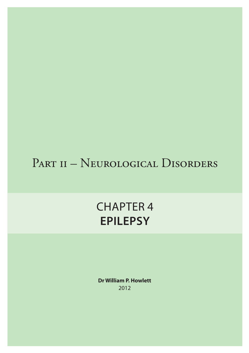 Part Ii – Neurological Disorders