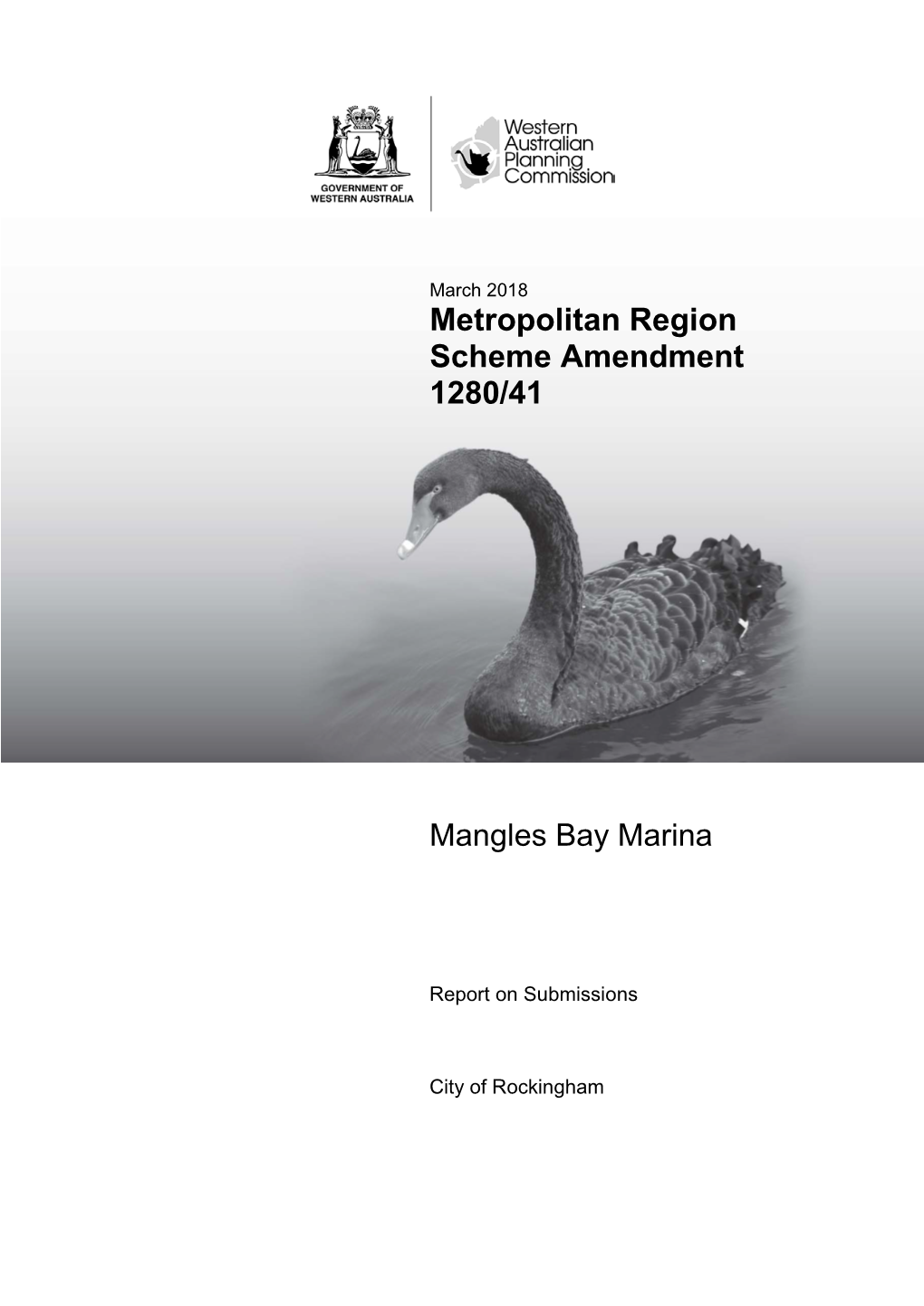 Metropolitan Region Scheme Amendment 1280/41 Mangles Bay Marina