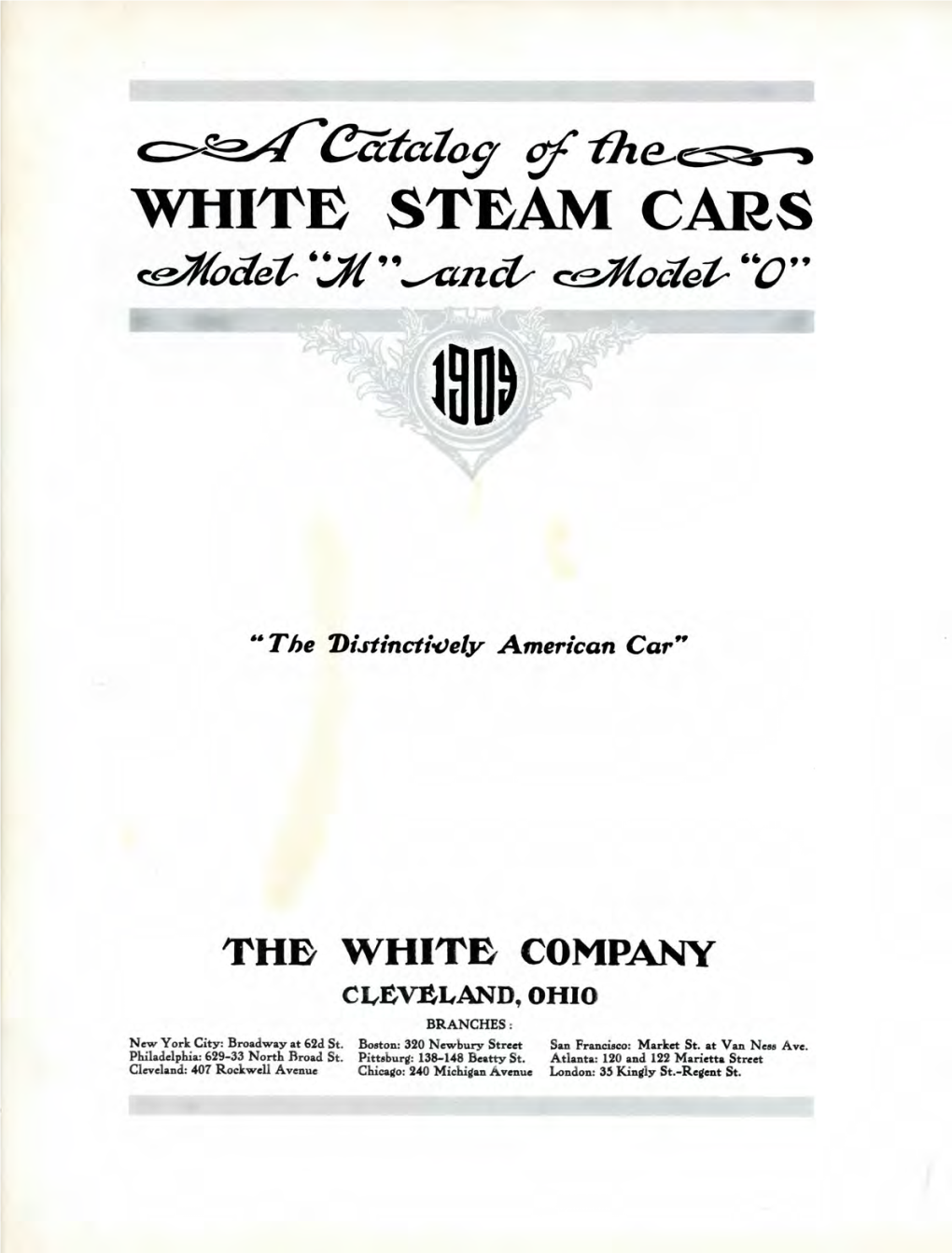 White Steam Cars Model M and Model O