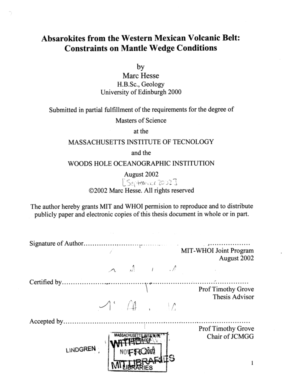 Constraints on Mantle Wedge Conditions