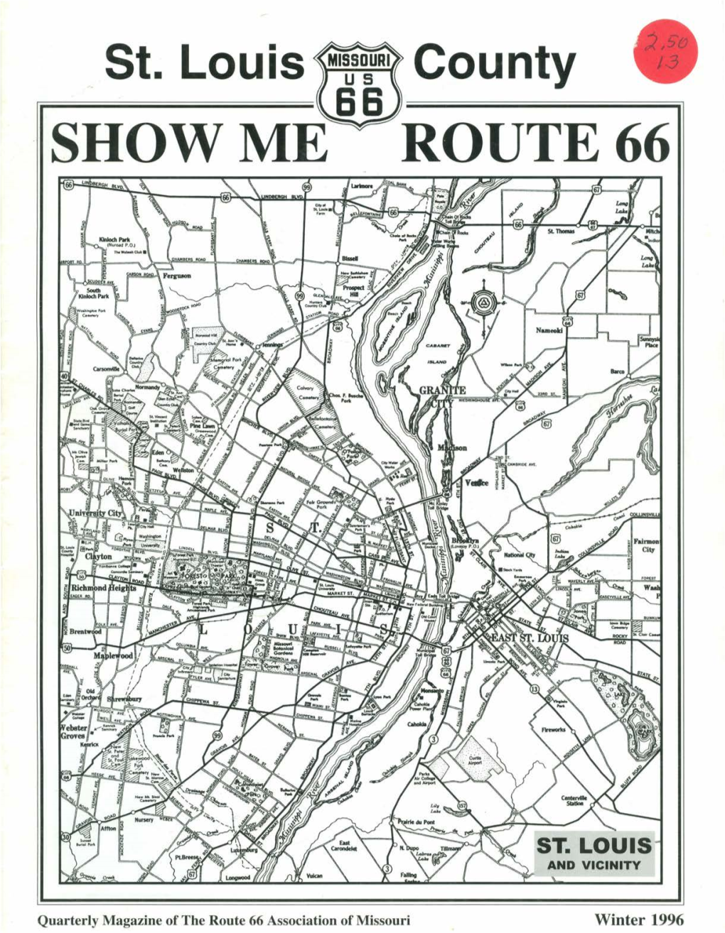 Route 66 Association of Missouri Winter 1996 "Invaluable" "A Delight ...A Must" St