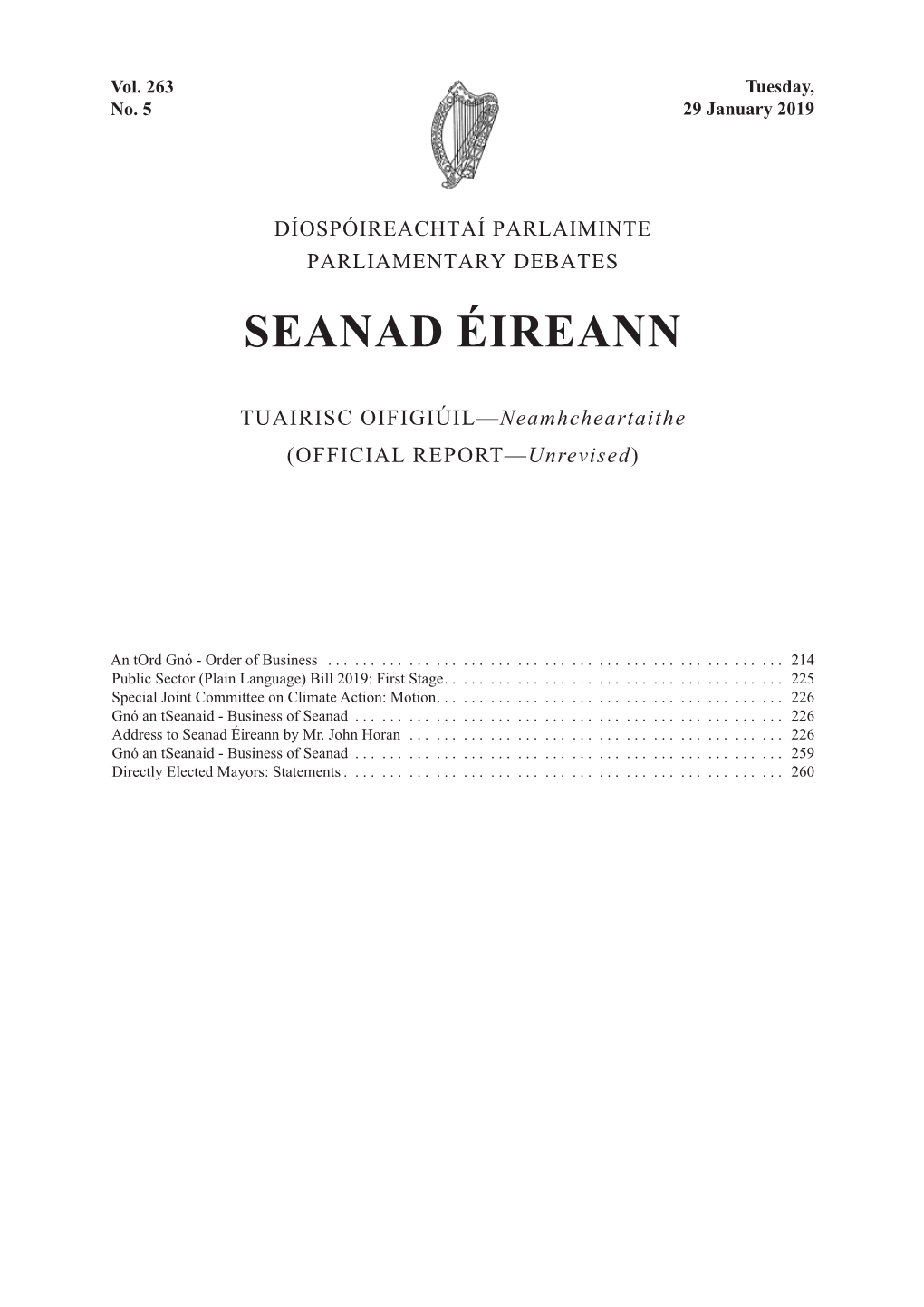 Seanad Éireann