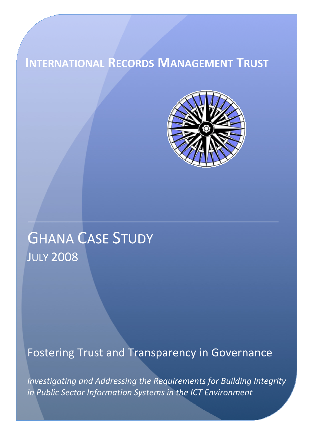 Ghana Case Study July 2008