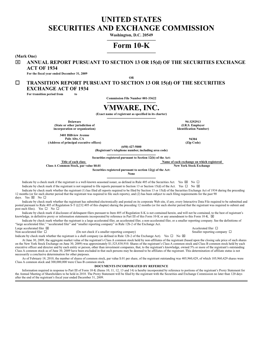 UNITED STATES SECURITIES and EXCHANGE COMMISSION Form