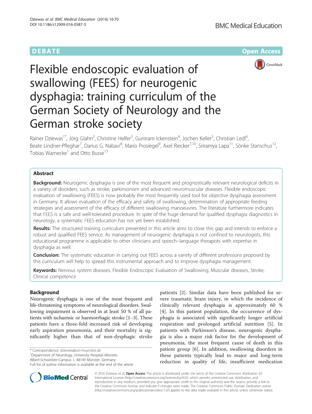 Flexible Endoscopic Evaluation of Swallowing