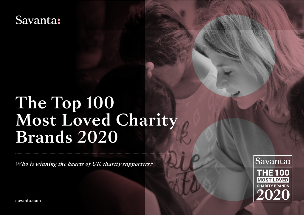 The Top 100 Most Loved Charity Brands 2020