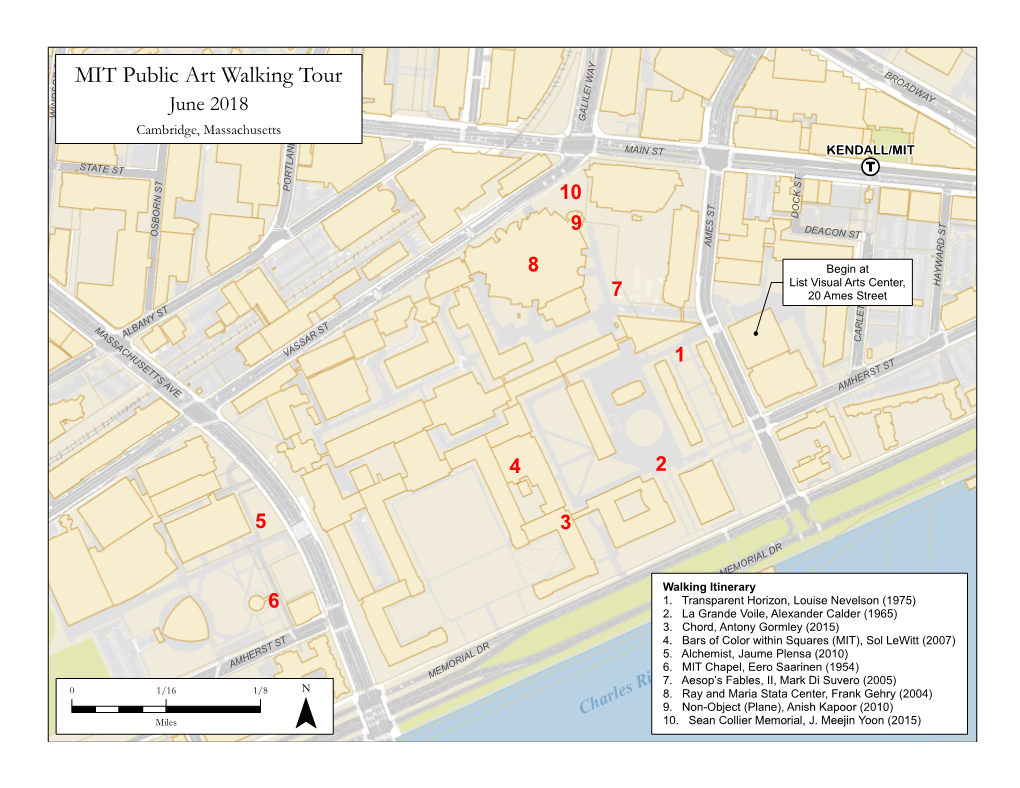 Pedestrian Committee 2018 MIT Public Art Walk Brochure