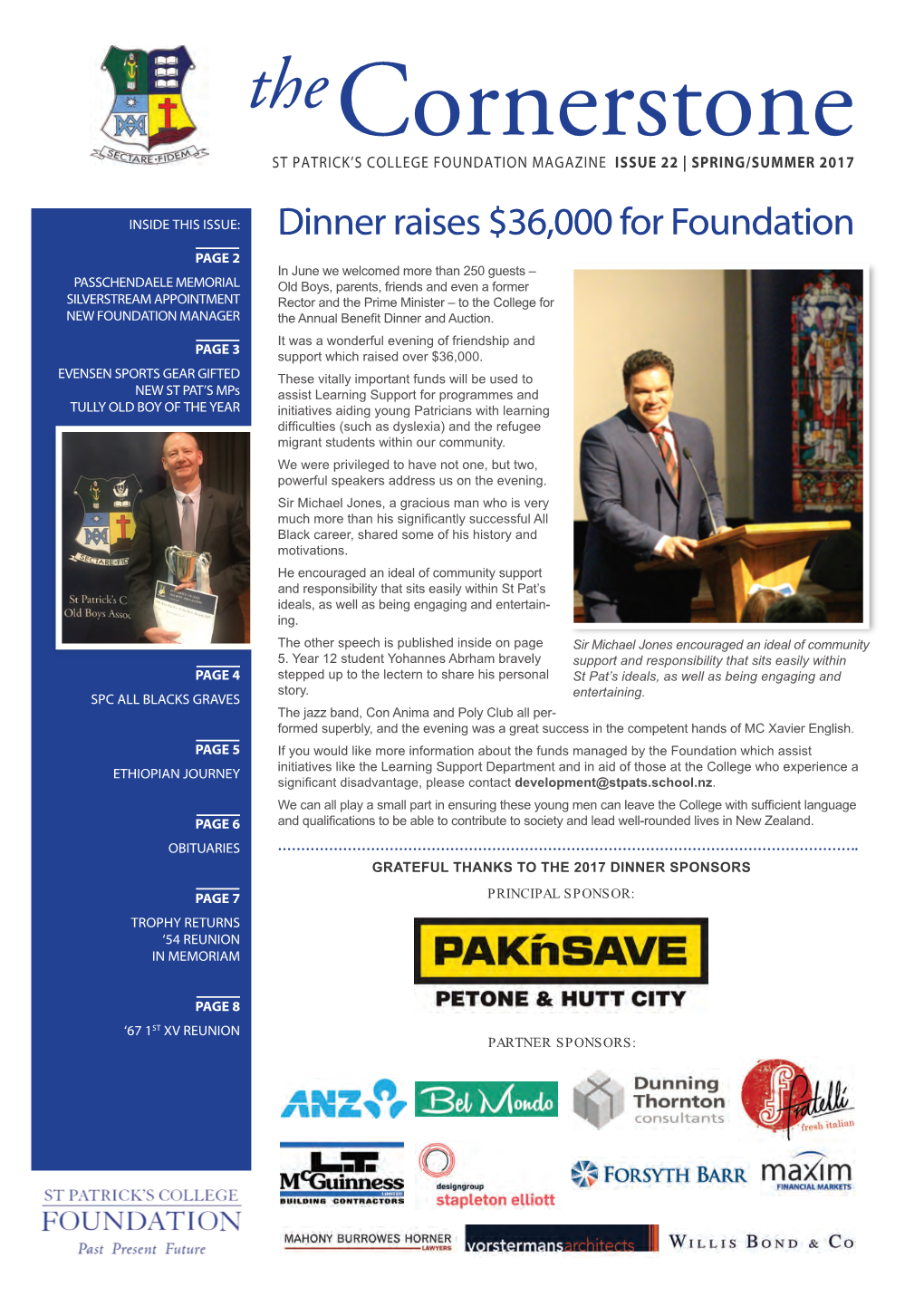 Dinner Raises $36,000 for Foundation