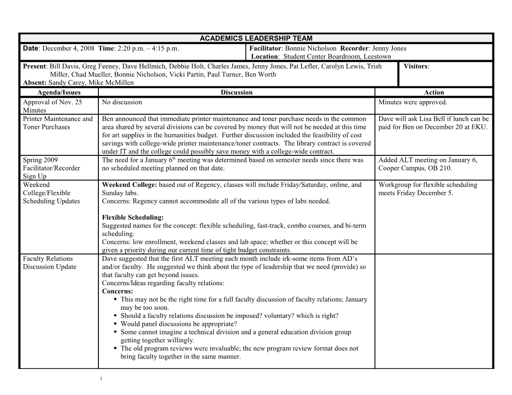 Team Meeting and Planner Checklist s1