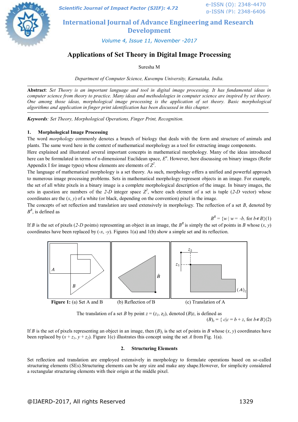 Applications of Set Theory in Digital Image Processing-IJAERD