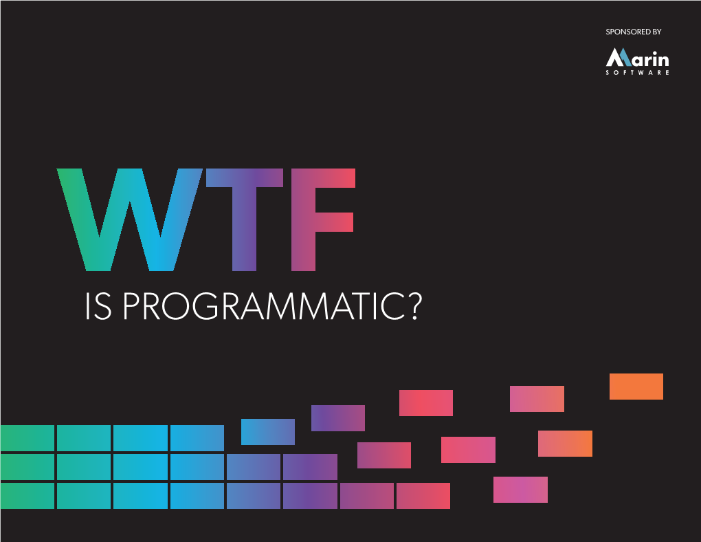 IS PROGRAMMATIC? Table of Contents