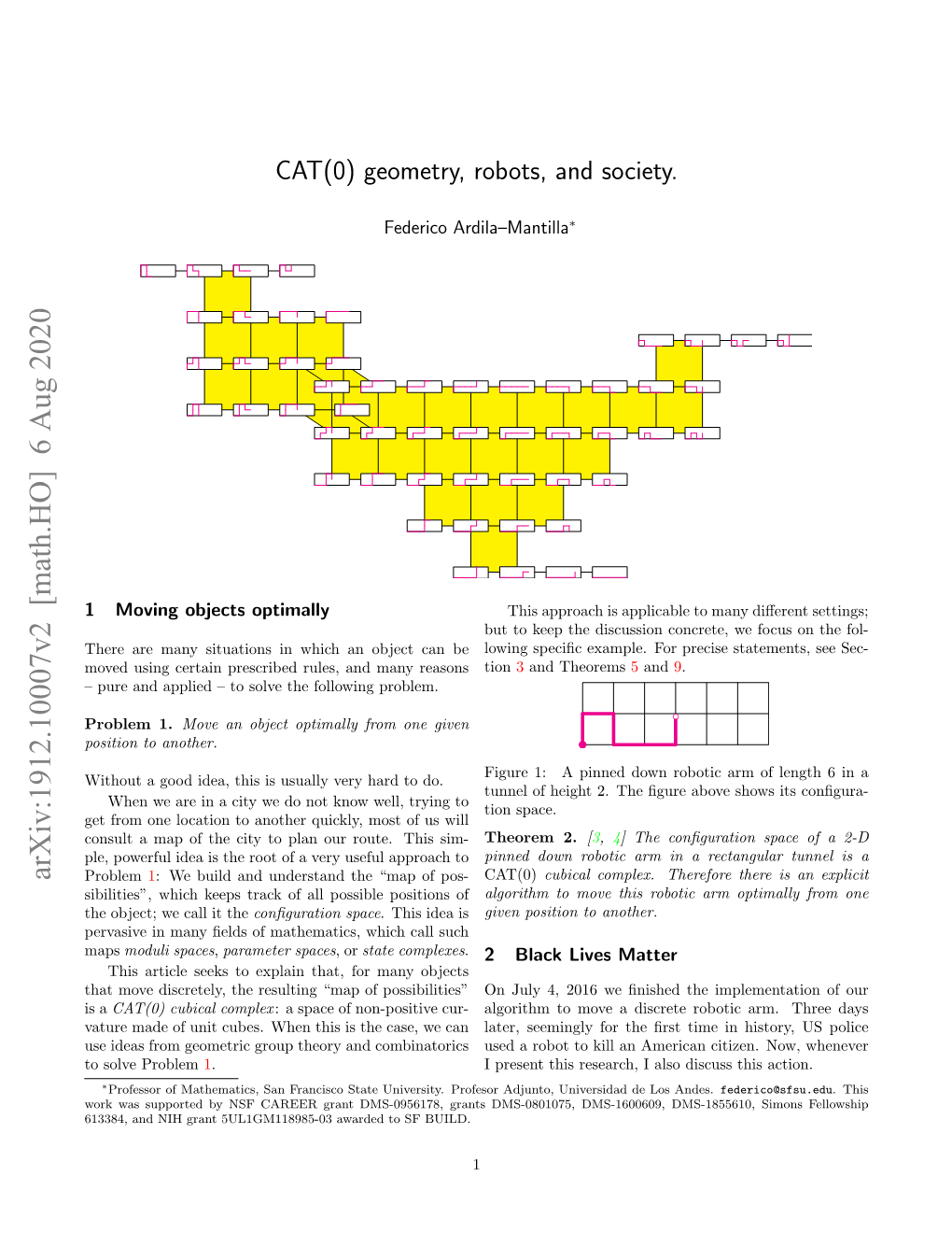 CAT (0) Geometry, Robots, and Society