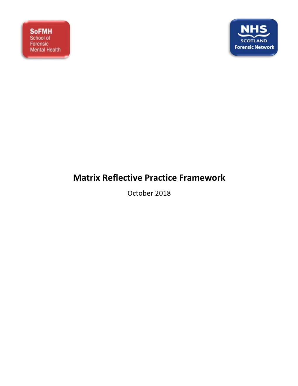 Matrix Reflective Practice Framework October 2018