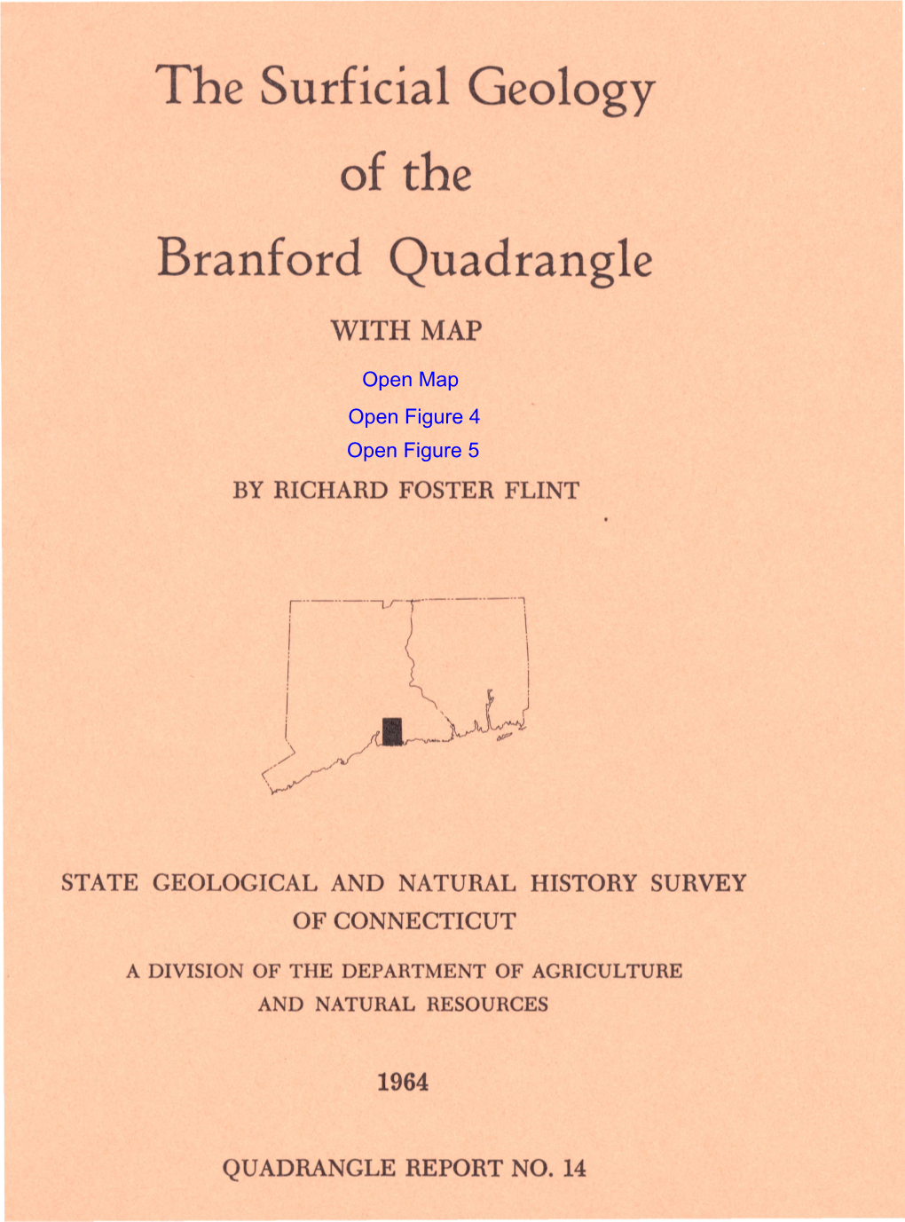 The Surficial Geology of the Branford Quadrangle With