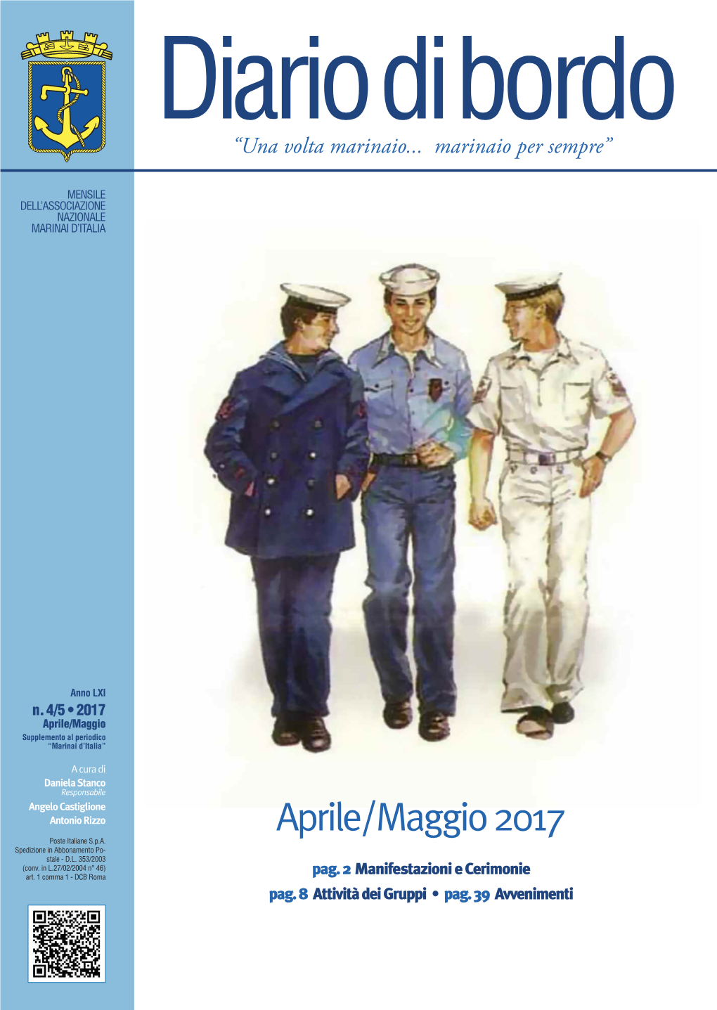 Clicca Per Il Diario Di Bordo Di Aprile/Maggio 2017