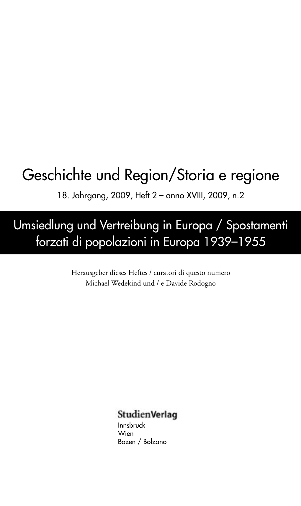 Nationalsozialistische Raumforschung, Raumordnung Und Ländliche Sozialwissenschaft Vor Beginn Der NS-Siedlungspolitik Im Zweiten Weltkrieg