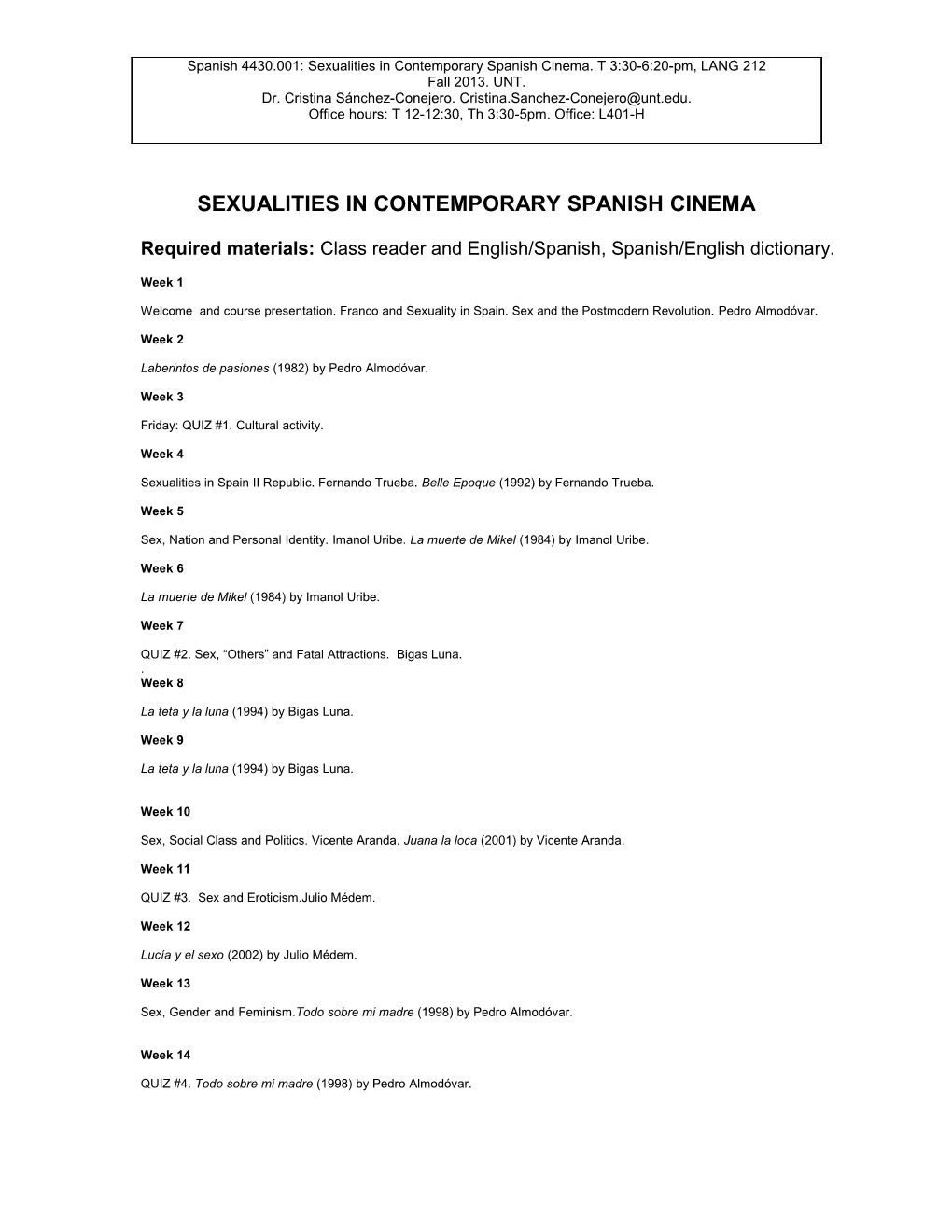 Sexualities in Contemporary Spanish Cinema s1