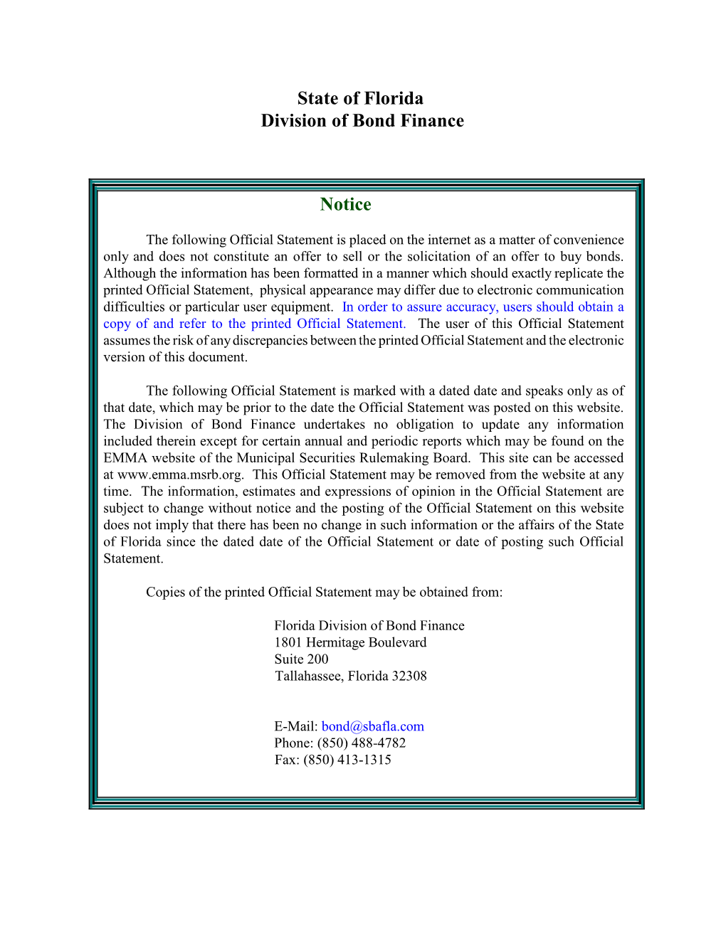 Alligator Alley Revenue Refunding Bonds, Series 2017A