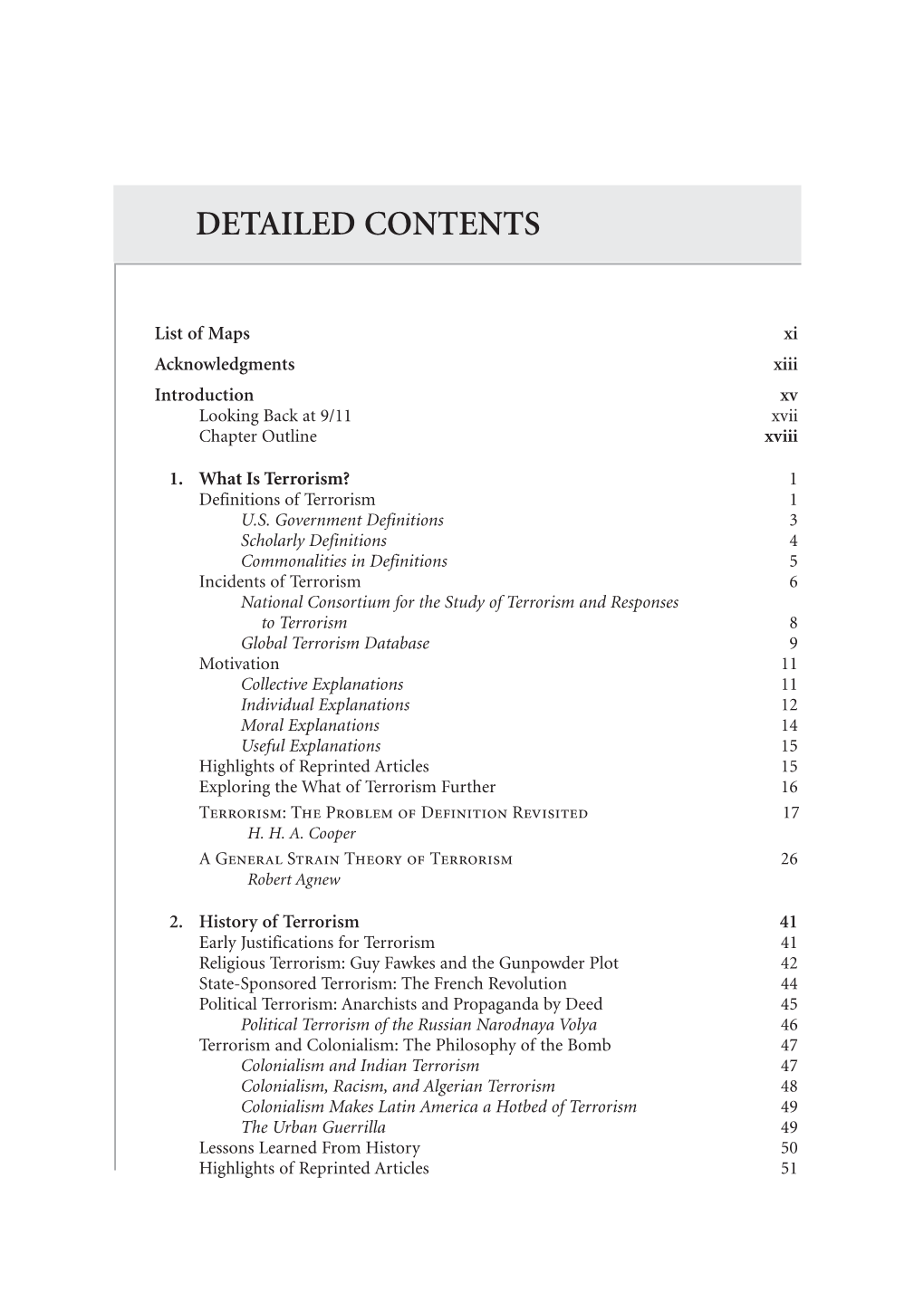 Detailed Contents