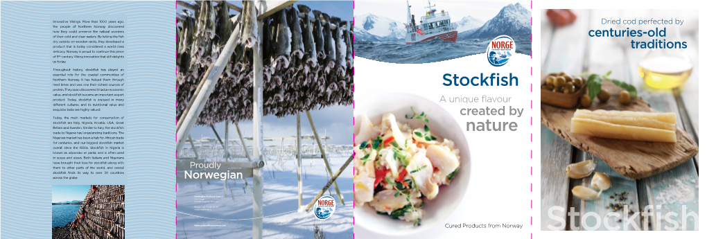 Stockfish Has Played an Essential Role for the Coastal Communities of Northern Norway