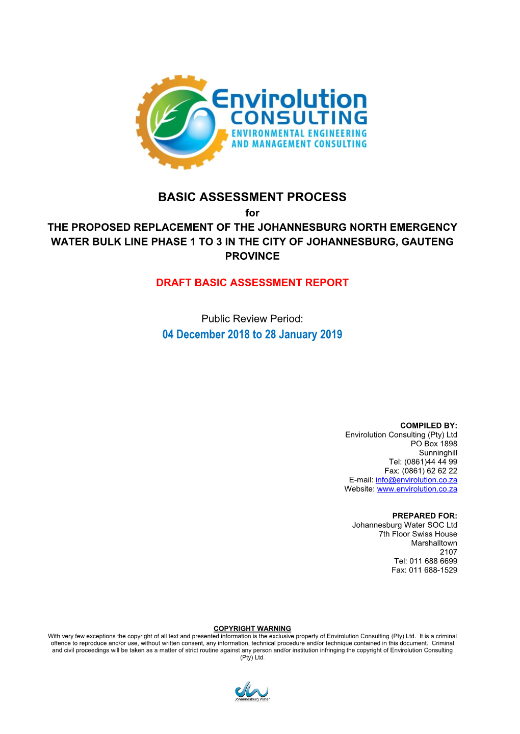 Draft Basic Assessment Report