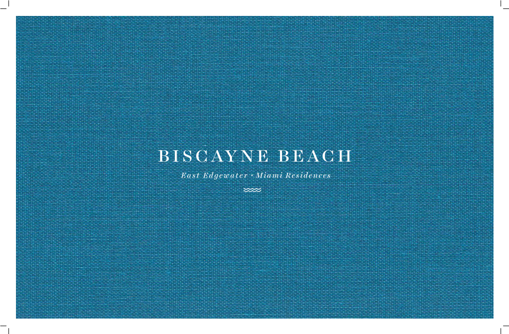 Biscayne Beach Brochure