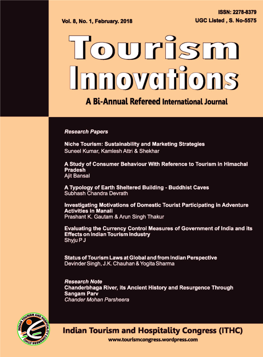 Tourism Innovation Vol 8 No 1 (2018)