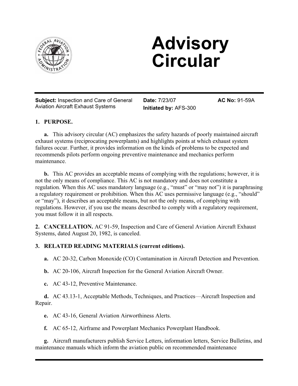 Advisory Circular