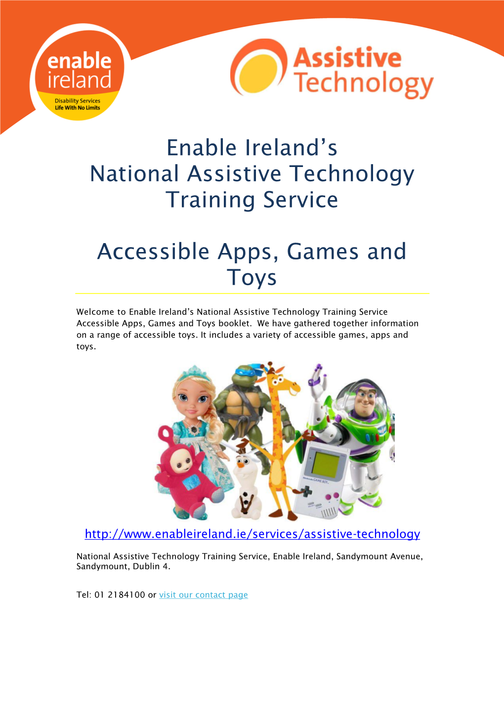 Enable Ireland's National Assistive Technology Training Service