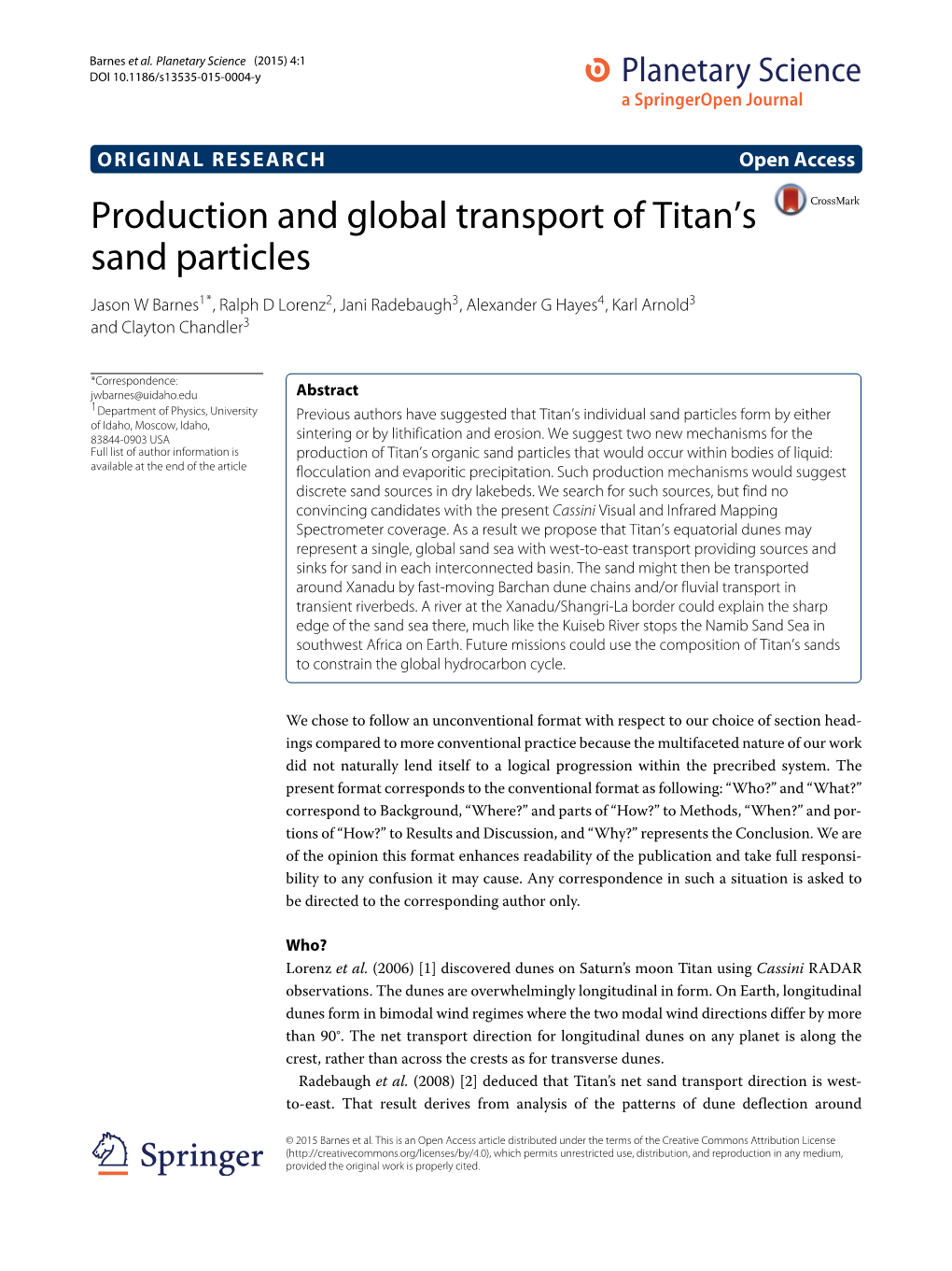 Production and Global Transport of Titan's Sand Particles