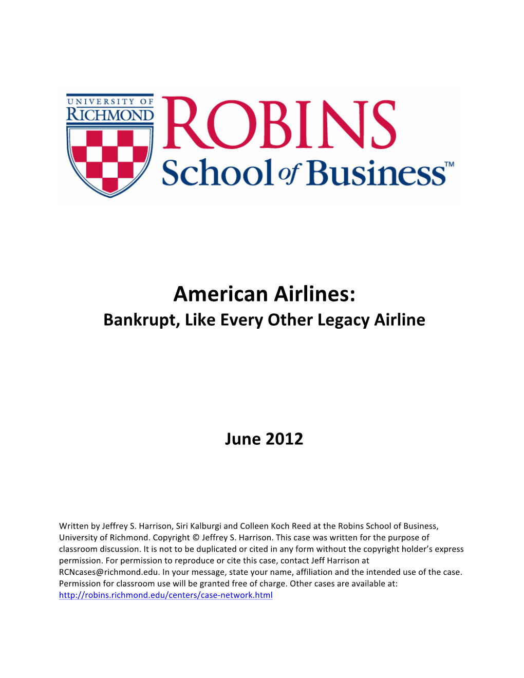 American Airlines: Bankrupt, Like Every Other Legacy Airline