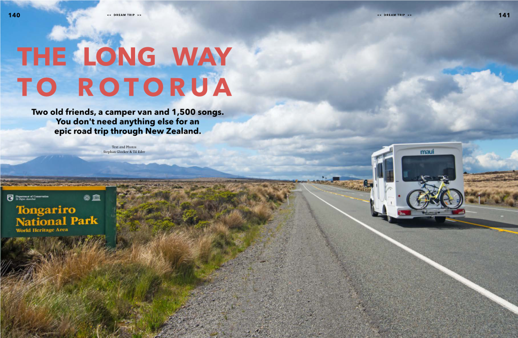 THE LONG WAY to ROTORUA Two Old Friends, a Camper Van and 1,500 Songs