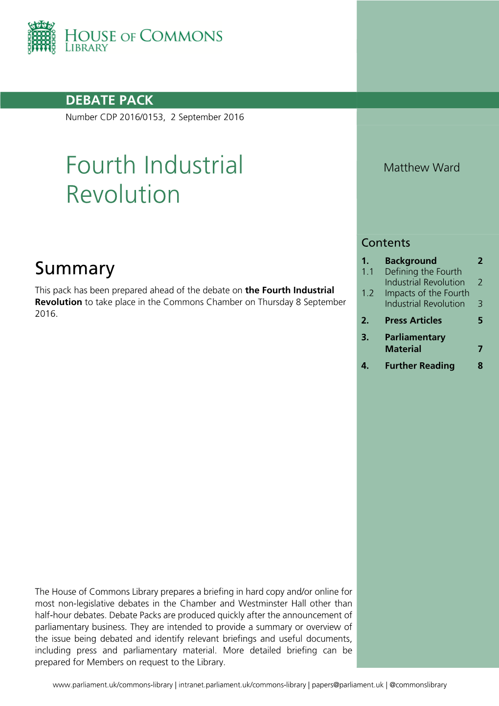 Fourth Industrial Revolution