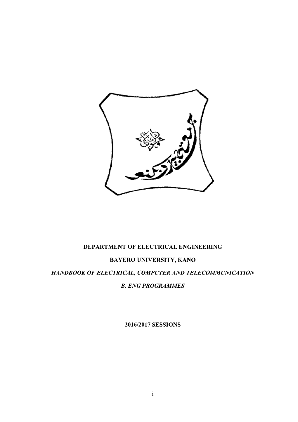 Handbook of Electrical, Computer and Telecommunication B.Eng