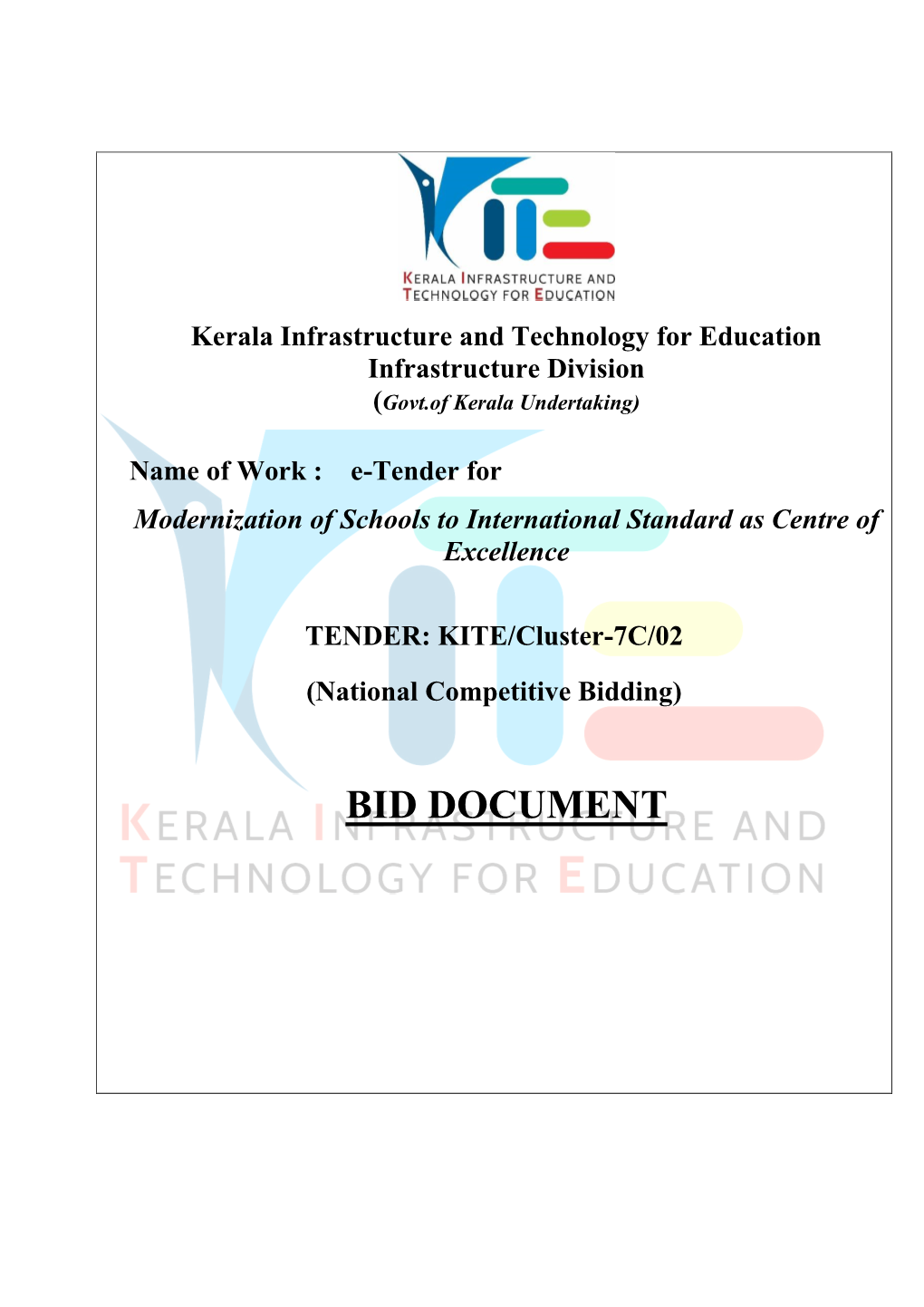 Bid Document