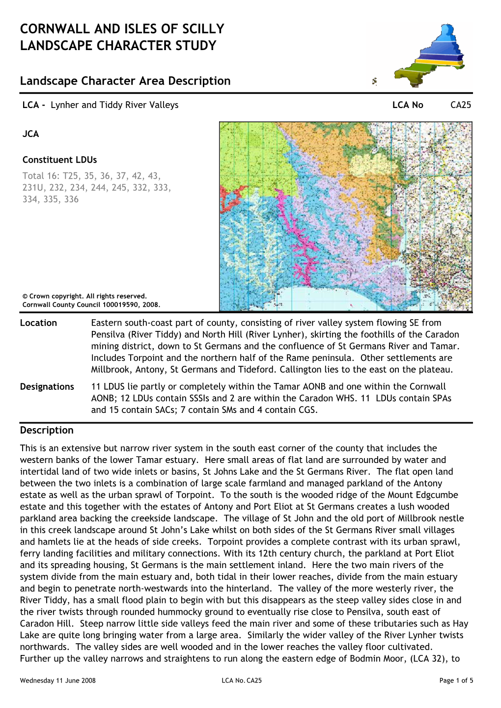 Character Area Description