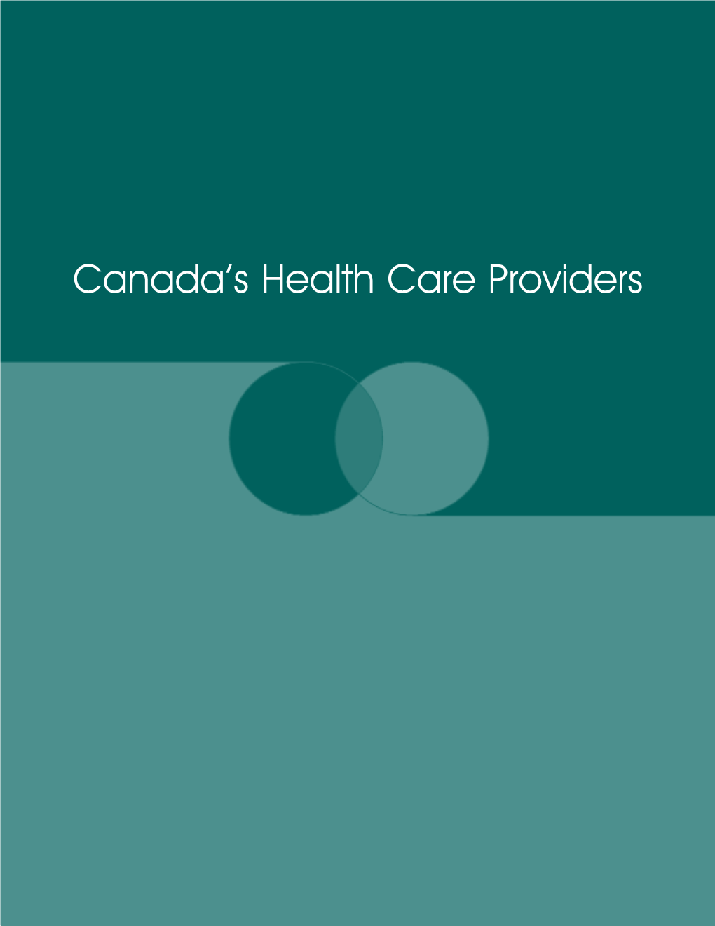 Canada's Health Care Providers