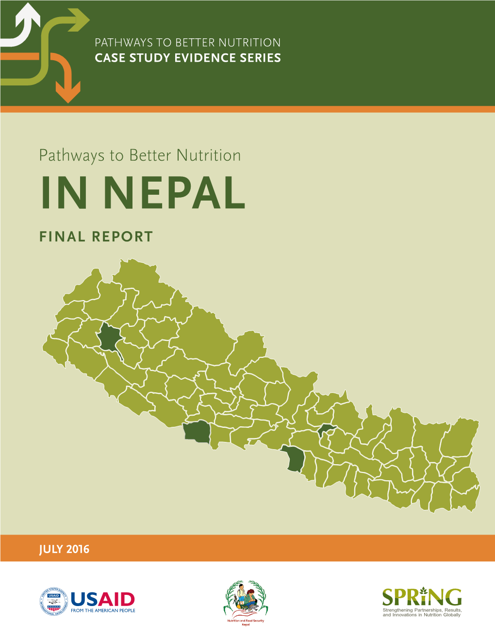 Pathways to Better Nutrition in Nepal: Final Report