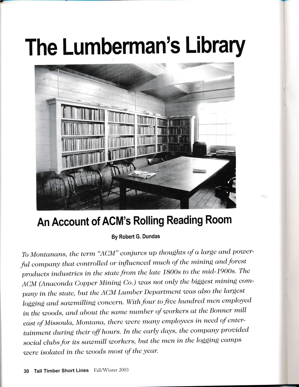 The Lumberman's Library