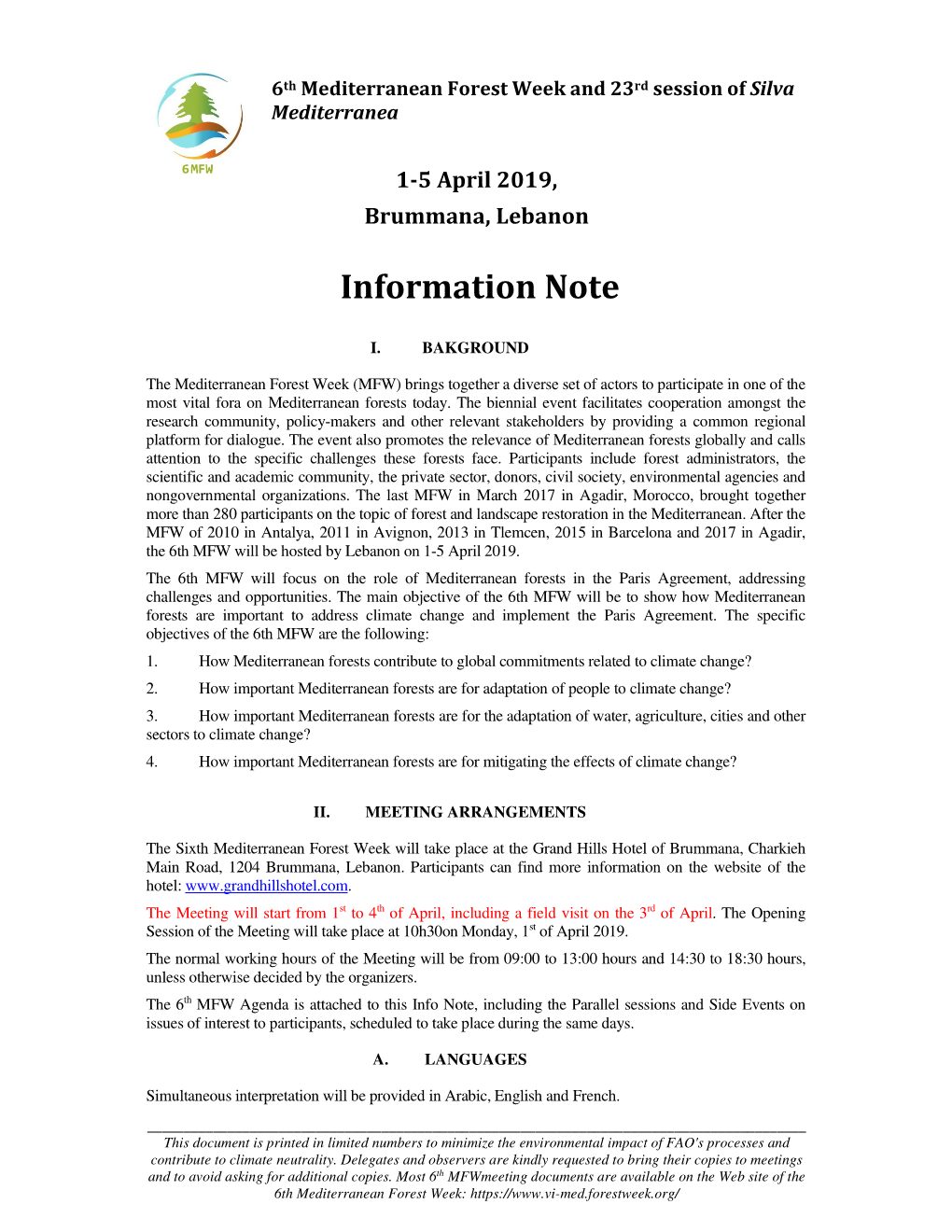 Information Note